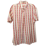 MISSONI Lined Cotton Men's Short Sleeves Shirt, Sz54