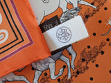 HERMES MUSTANGS [JUTTA19] by Robert Dallet Bandana 55 x 55 cm