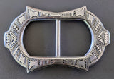 HERMES [JUTTA34] TOUAREG Huge Sterling Silver Scarf Shawl Ring, Rare!
