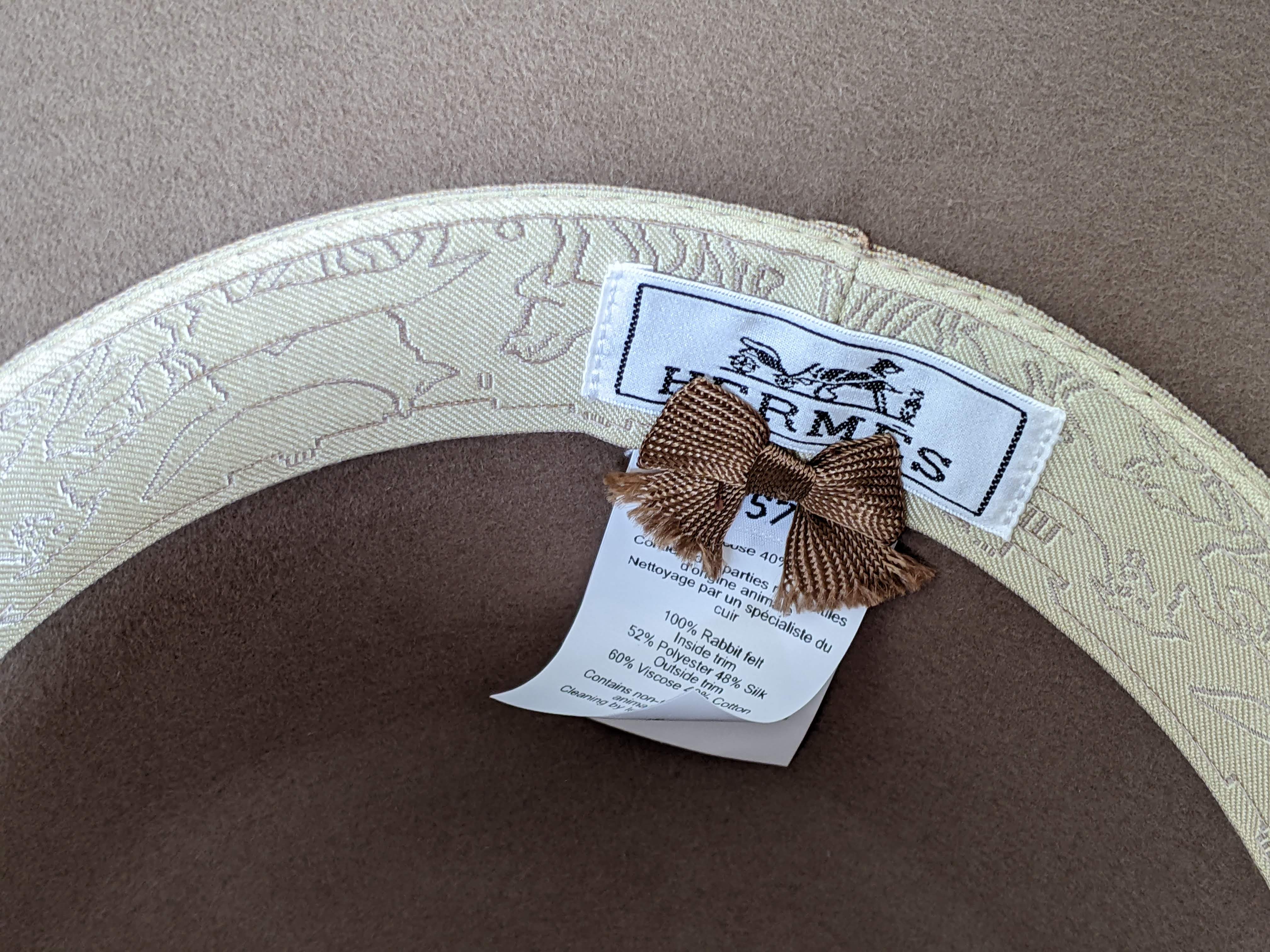 HERMES H Rabbit Women Hat