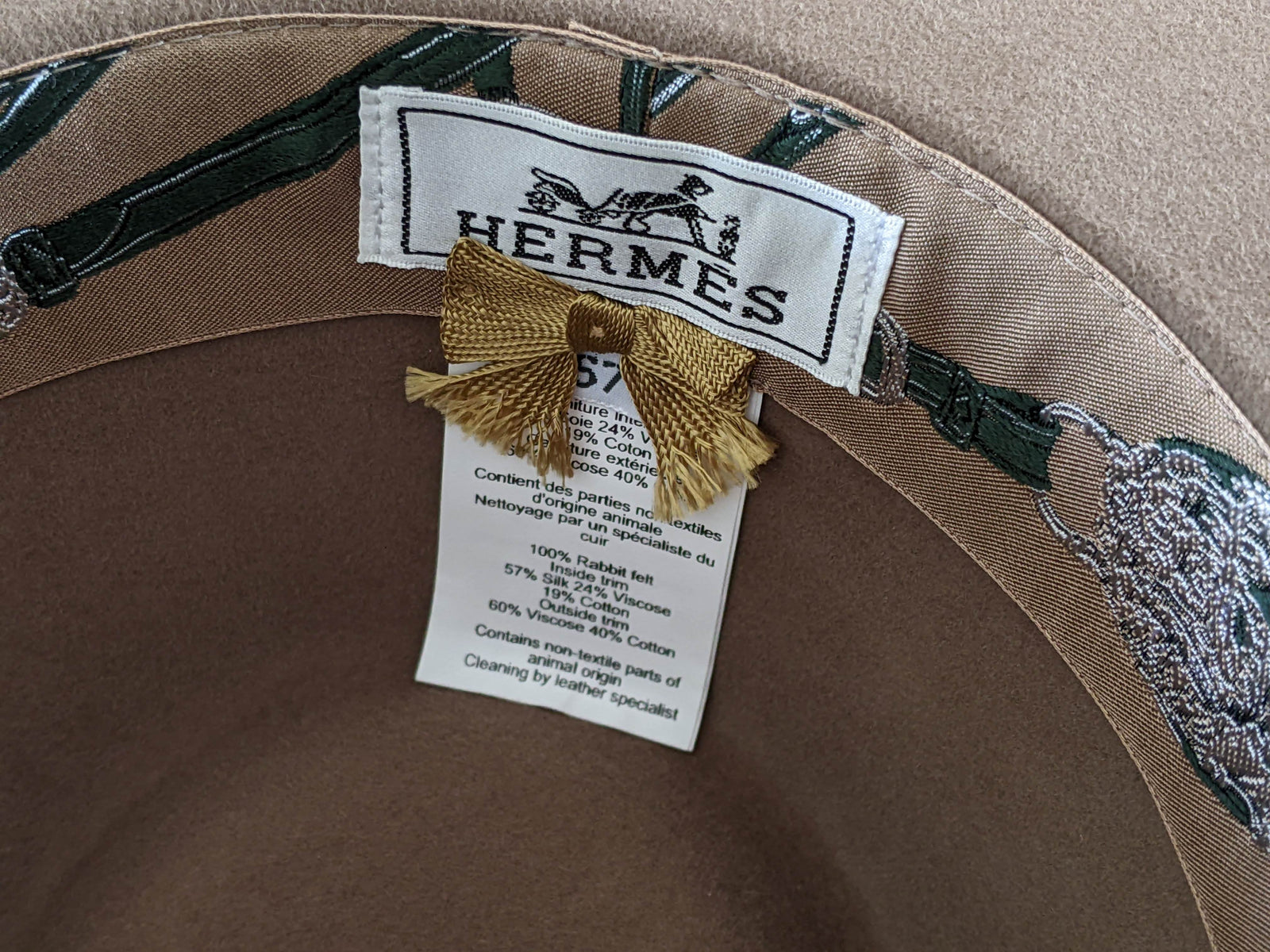 HERMES MEDOR Rabbit Women Hat, New! | poupishop