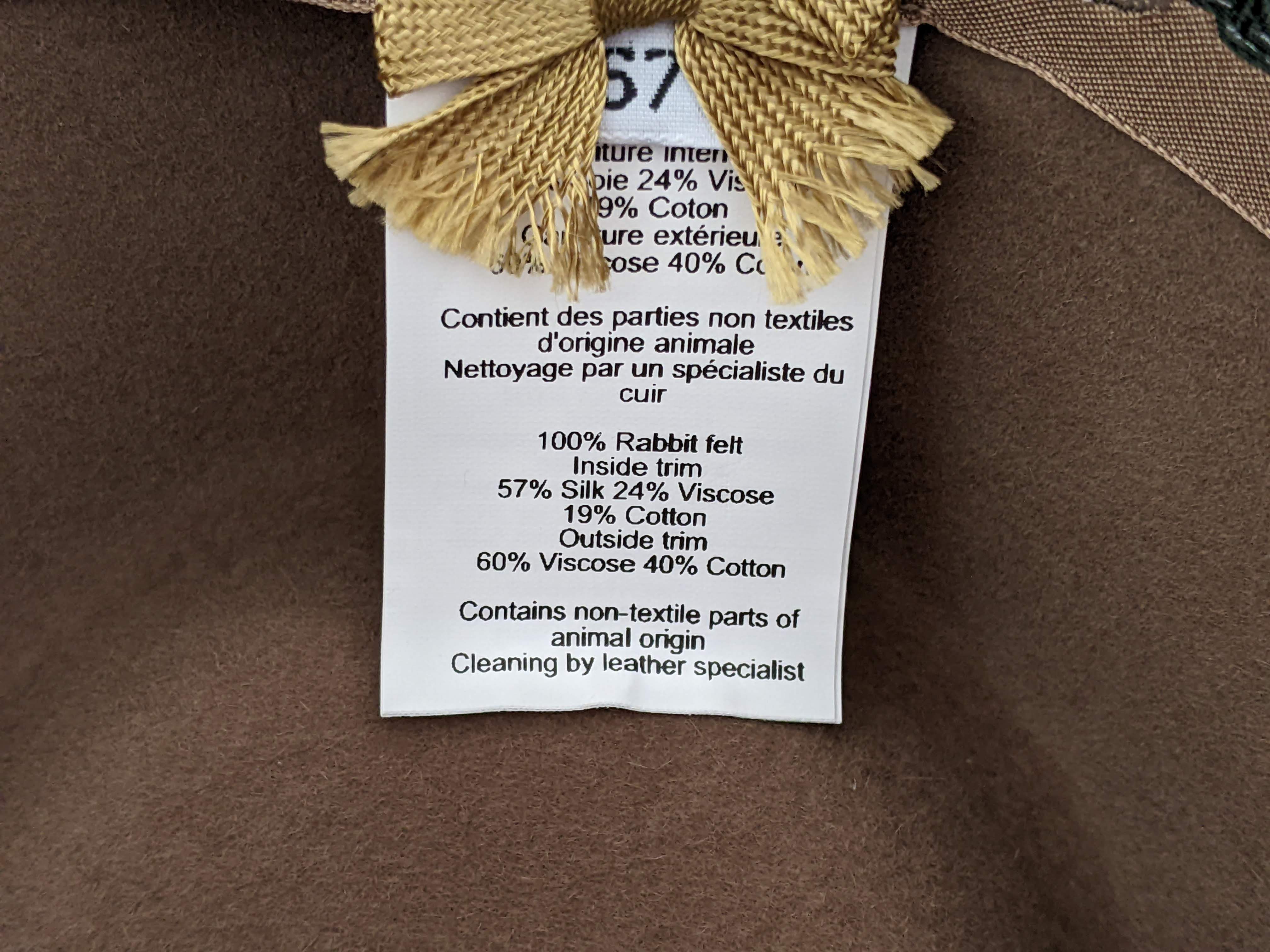 HERMES MEDOR Rabbit Women Hat