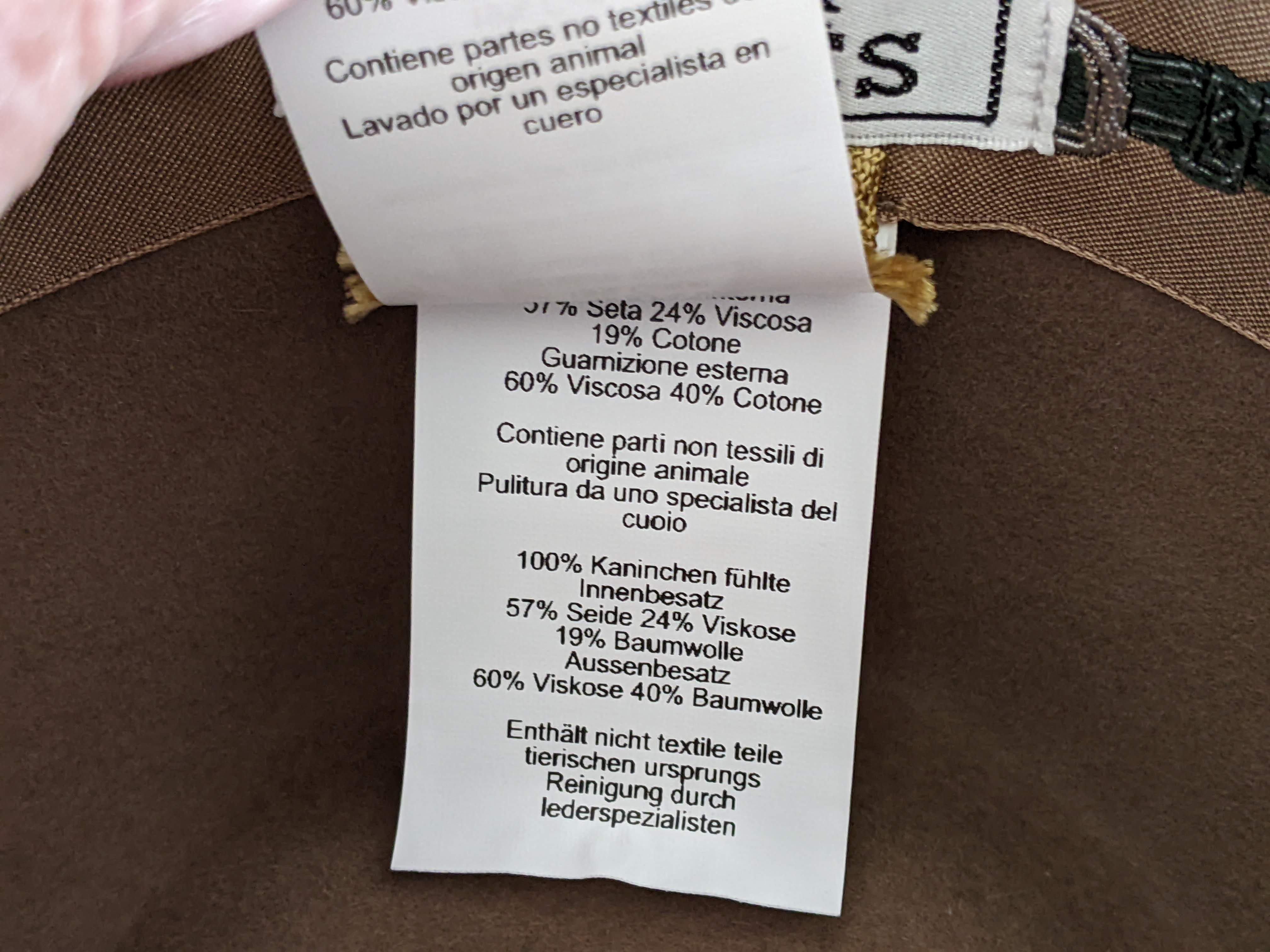 HERMES MEDOR Rabbit Women Hat