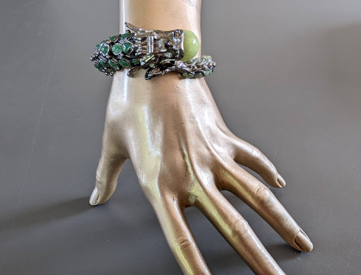CHANEL DRAGON Collection Metiers d'Art "PARIS- SHANGAI" Pre-fall 2010 Bangle Bracelet, RARE!