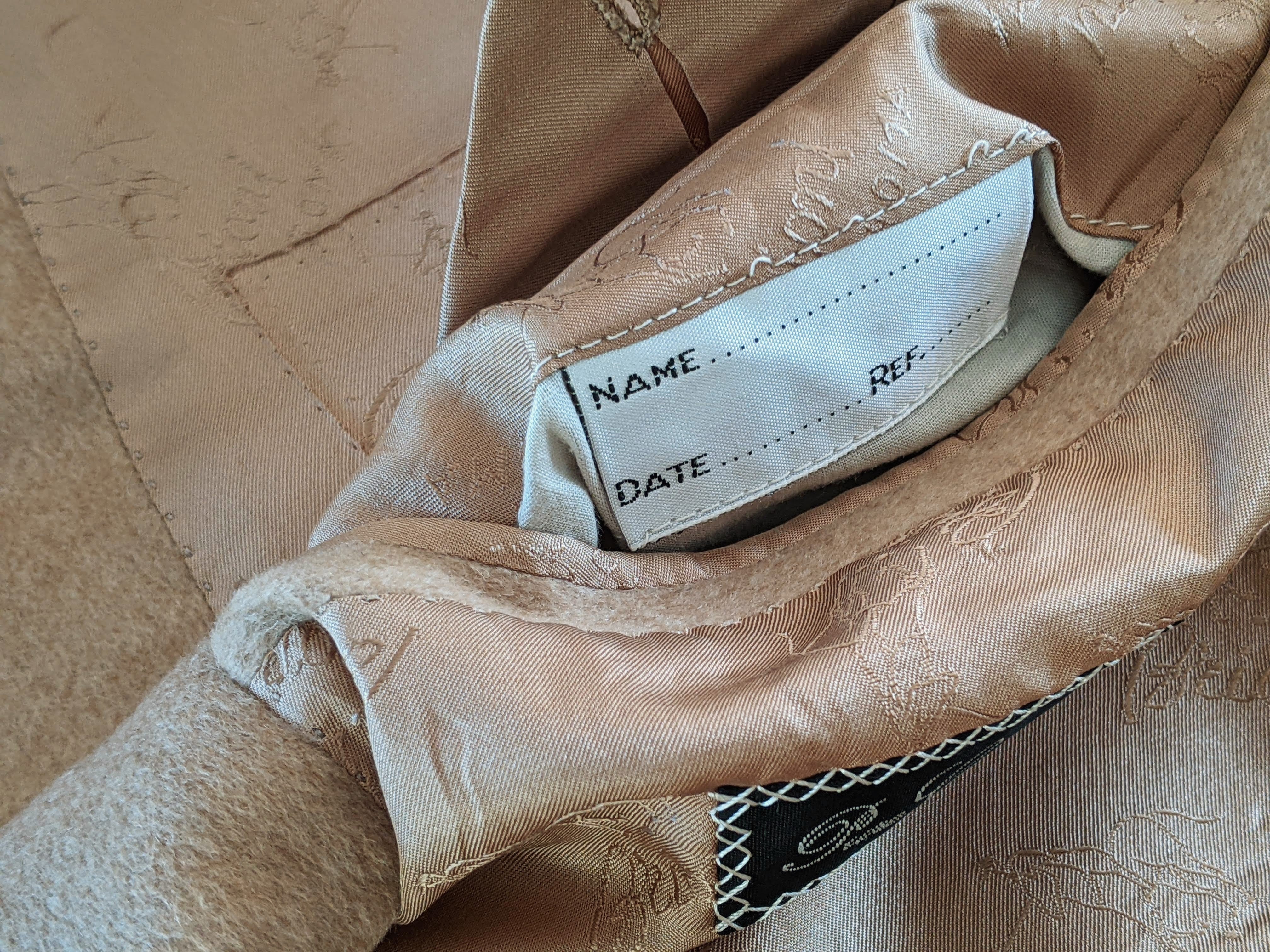 BRIONI ROMA PUR GUANACO Haute Couture Men's Coat Sz50