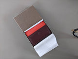 PATEK PHILIPPE Geneve Plum/Coquelicot Leather Purse - Key Ring with Mirror, BNIB!
