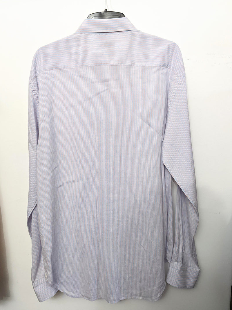 LORO PIANA Lined Men's Long Sleeves Shirt, Sz44