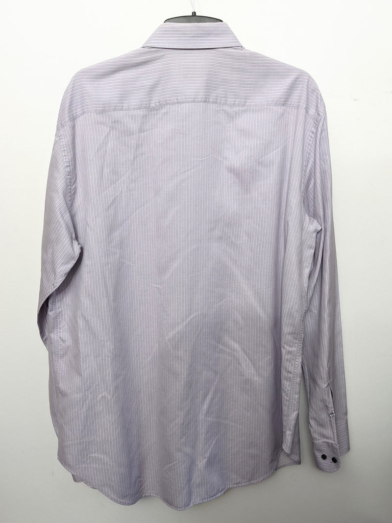 GIORGIO ARMANI Lined Cotton Men's Long Sleeves Shirt, Sz44