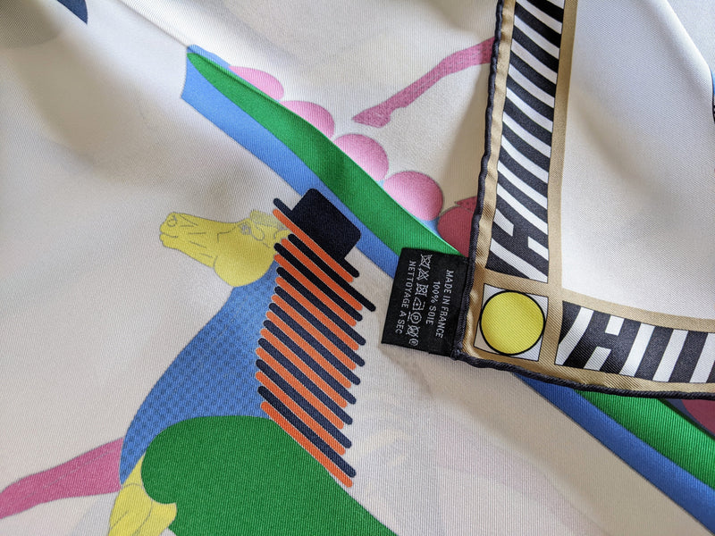 HERMES X GIANPAOLO PAGNI Special Issue Saut au Grand Palais 2025 Twill Silk Carre 90 x 90 cm