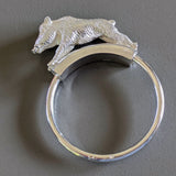 HERMES Vintage Wild Boar Key Ring, Rare!