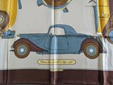 HERMES 1960s Celadon CITROEN Special & Limited Edt Twill 90 x 90 cm