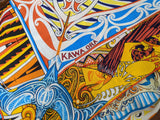 HERMES Kawa Ora by Te Rangitu Netana Cashmere Shawl 140 x 140 cm