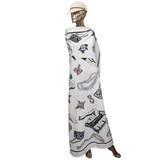 CHANEL 1994 Accessoiries y Karl Lagerfell Beach Towel  90 x 150 cm