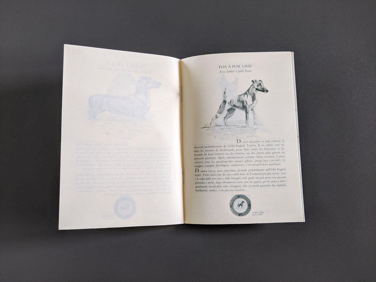 HERMES Petit Lexique of Pointing and Hunting Dogs Vol. I Rare Hermes Booklet