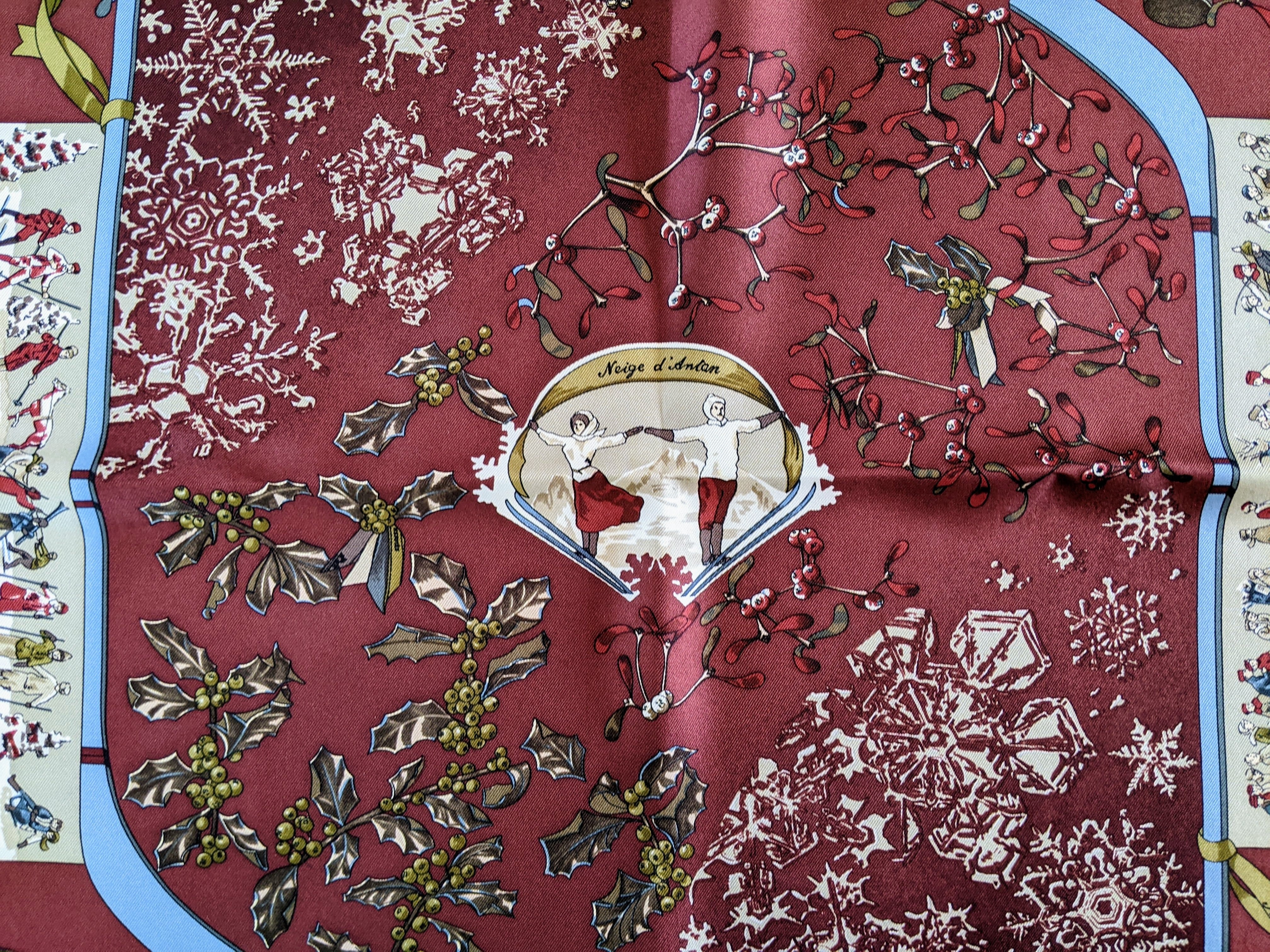 HERMES Neige d'Antan Gavroche 45 cm