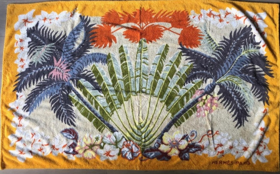 HERMES Lot of 3 Terry Towel 90 x 150 cm