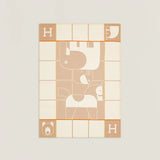 NLNDO HERMES Lot de 2 Plaids (Cheval Couverture, Animaux Blocks) New