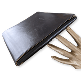 BULGARI [11] Vintage Jewelry Leather Pochette + Outer Box