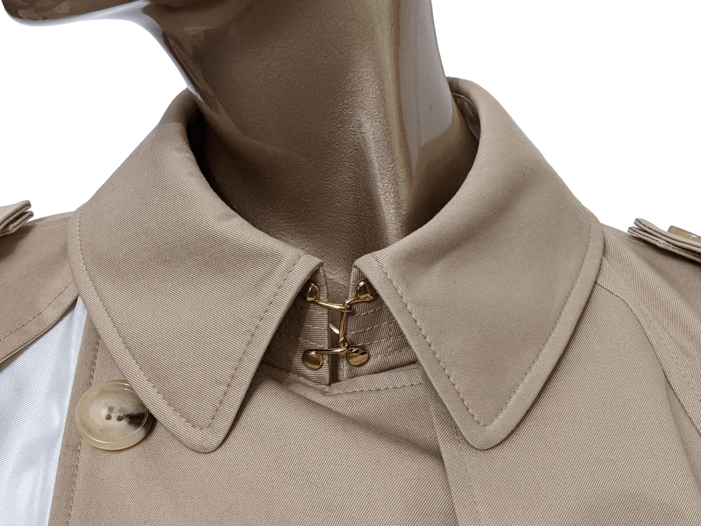 BURBERRY ANIMALIA Printed Twill Trench Coat Sz36