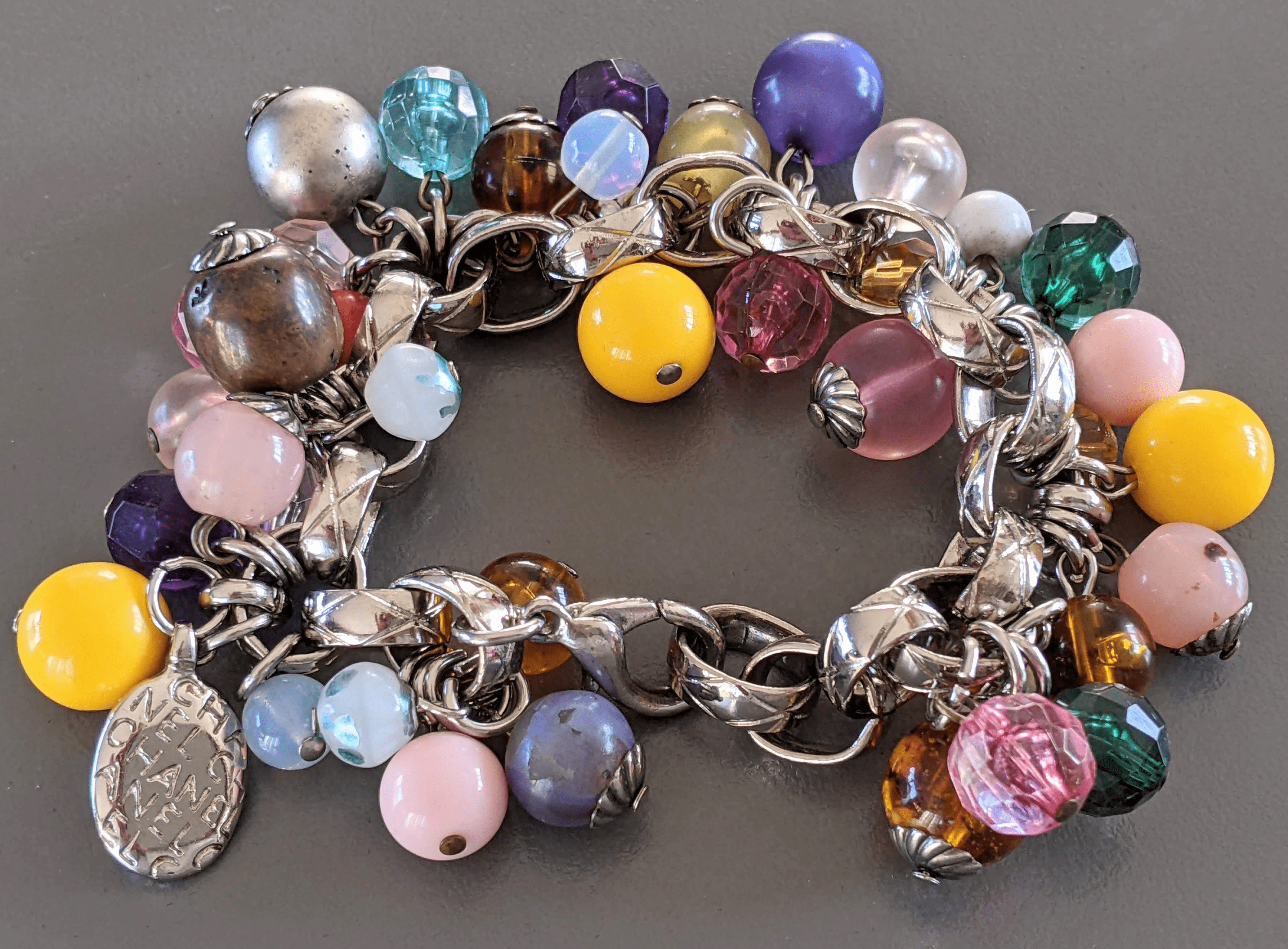 CHANEL Multicoloured Beaded Glass Bracelet VIP