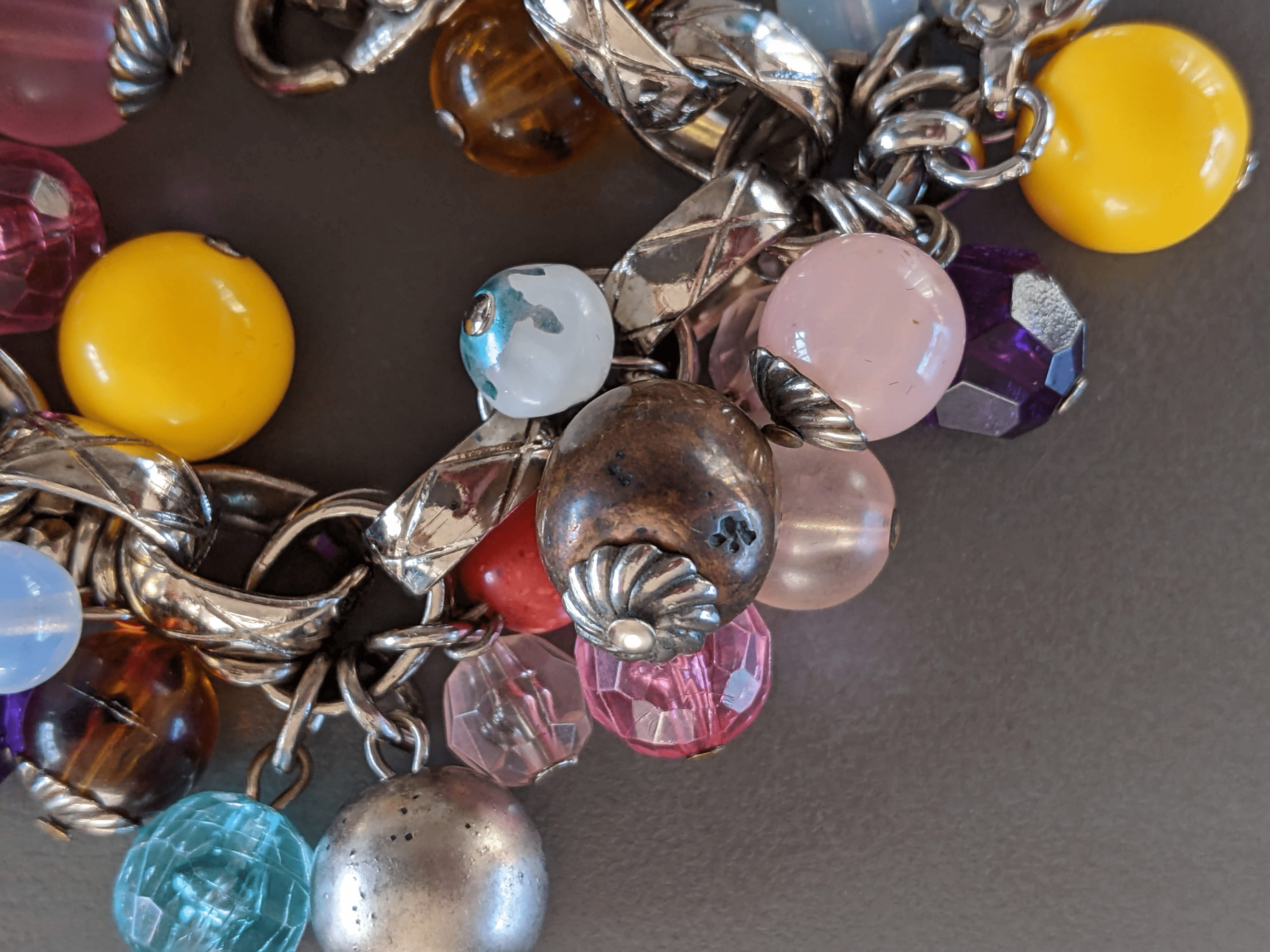 CHANEL Multicoloured Beaded Glass Bracelet VIP