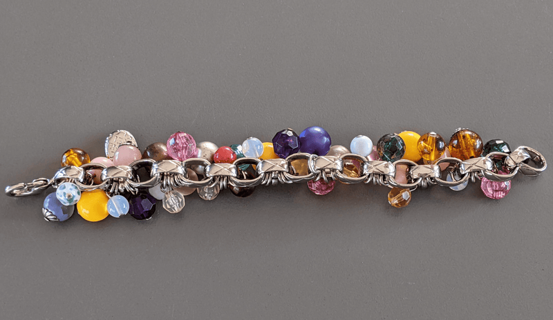 CHANEL Multicoloured Beaded Glass Bracelet VIP