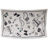 CHANEL 1994 Accessories Terry Cotton Beach Towel 100 x 190 cm 