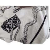 CHANEL 1994 Accessories Terry Cotton Beach Towel 100 x 190 cm 