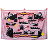 CHANEL Pink  "La Pausa" Terry Cotton Beach Towel 125 x 180 cm