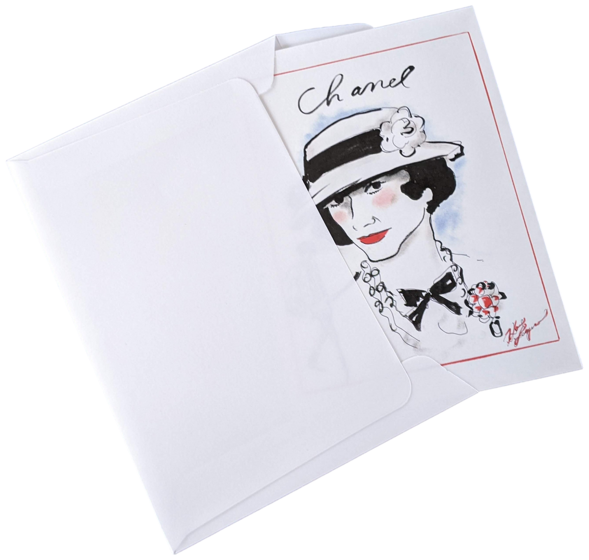 CHANEL by Karl Lagerfeld Collector's Card 1 with Enveloppe