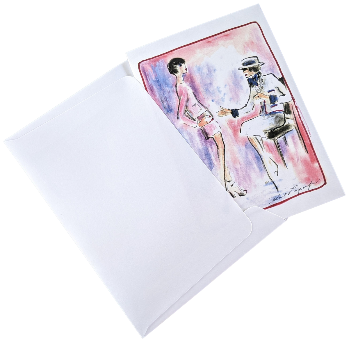 CHANEL by Karl Lagerfeld Collector's Card 2 with Enveloppe