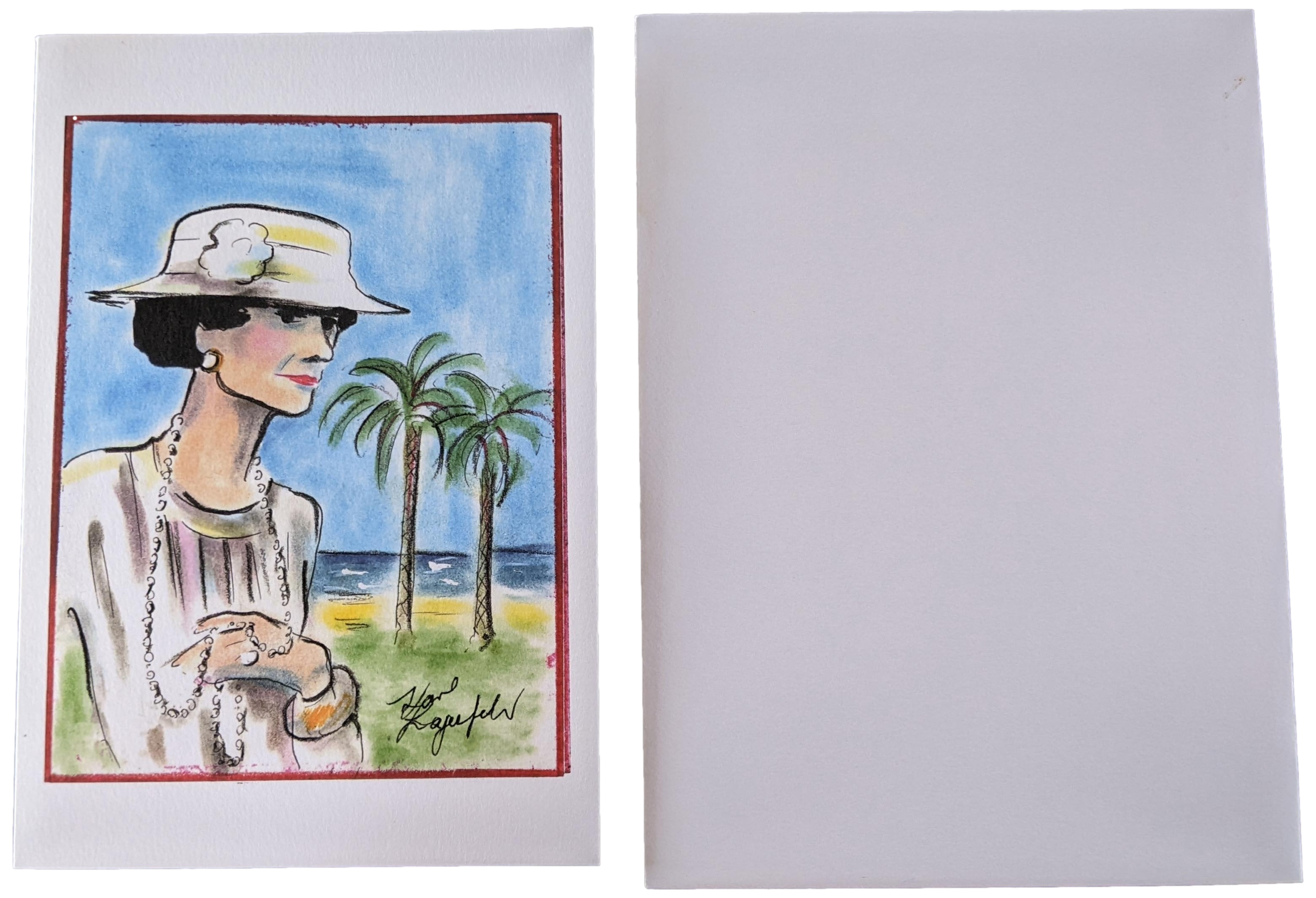 CHANEL by Karl Lagerfeld Collector's Card 3 with Enveloppe