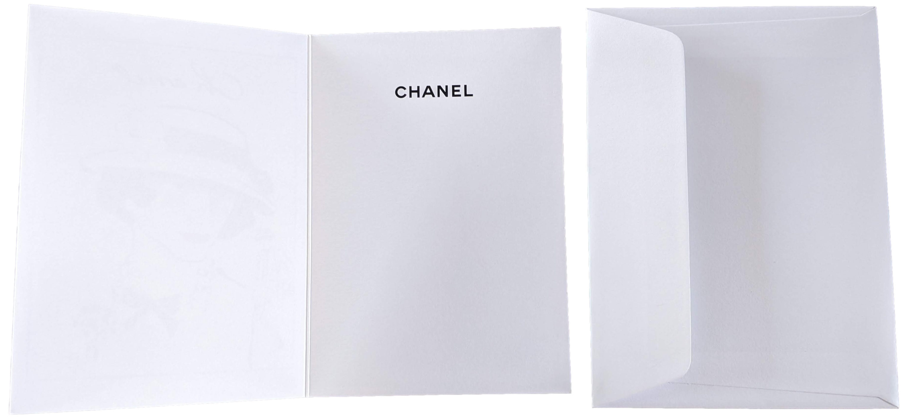 CHANEL by Karl Lagerfeld Collector's Card 1 with Enveloppe