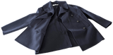 CHRISTIAN DIOR CABAN Pea Coat Jacket in 100% Navy Cashmere Sz36