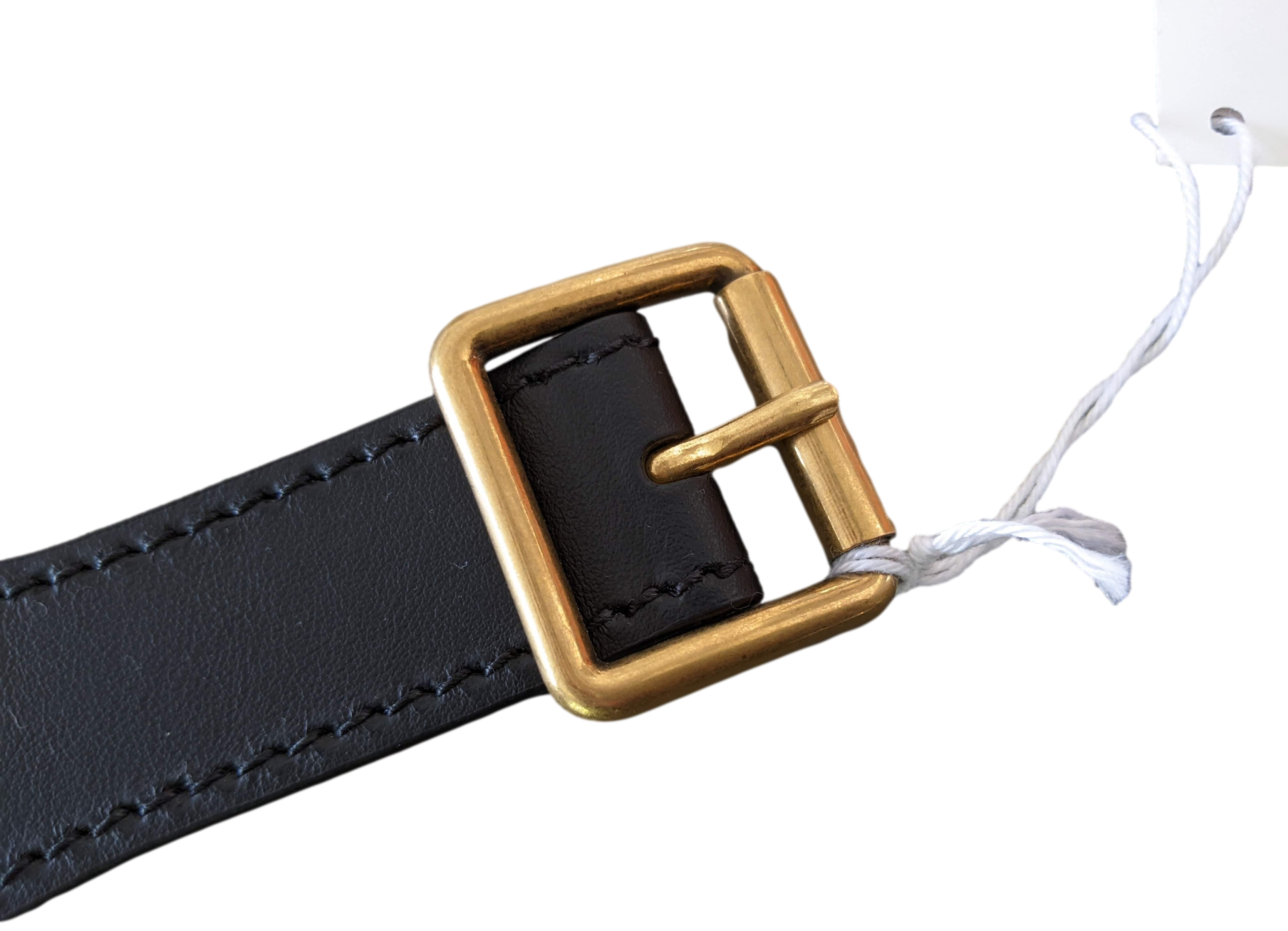 CHRISTIAN DIOR Large Canvas Belt Sz75