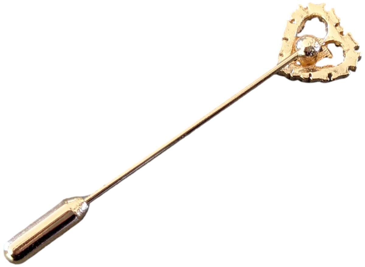 CHRISTIAN DIOR COEUR Pin Brooch