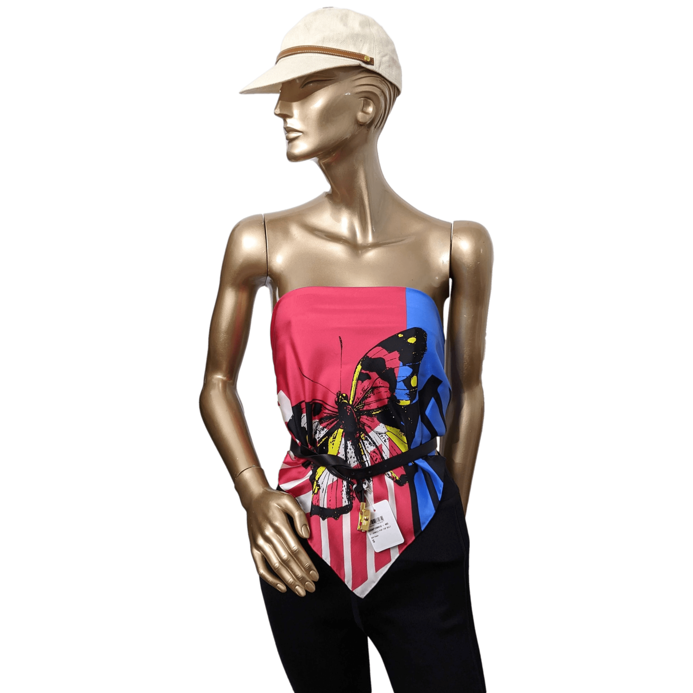 CHRISTIAN DIOR 2022 D-Jungle Pop Top Belt Sz S