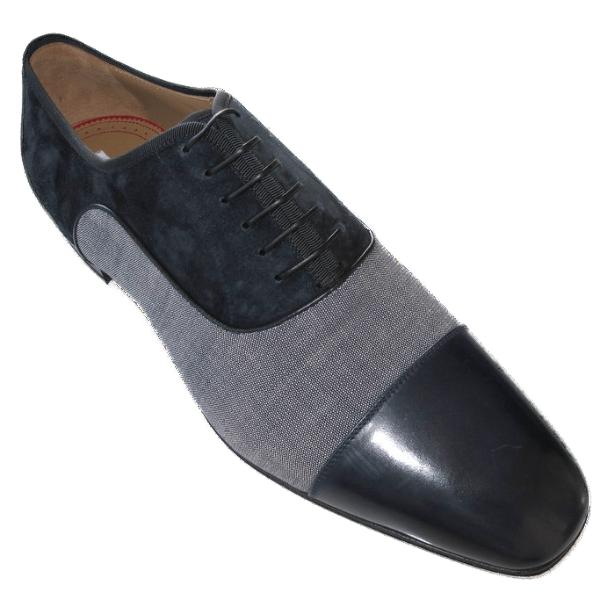 Christian Louboutin Greggo Orlato Flats Calf/Jean Men Shoes, NIB! - poupishop