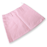 COURREGES Vintage Pink Tumbled vinyl  Mini Jupe Size M