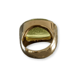 DAUM 2012 Vermeil and Cristal Ring Sz51