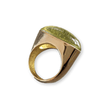 DAUM 2012 Vermeil and Cristal Ring Sz51