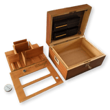 DAVIDOFF Vintage Mahogany Humidor "Grande Reserve" Cave à Cigare de Luxe en Acajou with Key