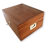 DAVIDOFF Vintage Mahogany Humidor "Grande Reserve" Cave à Cigare de Luxe en Acajou with Key