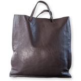 DOLCE GABBANA Dark brown Leather Shopping Bag GM