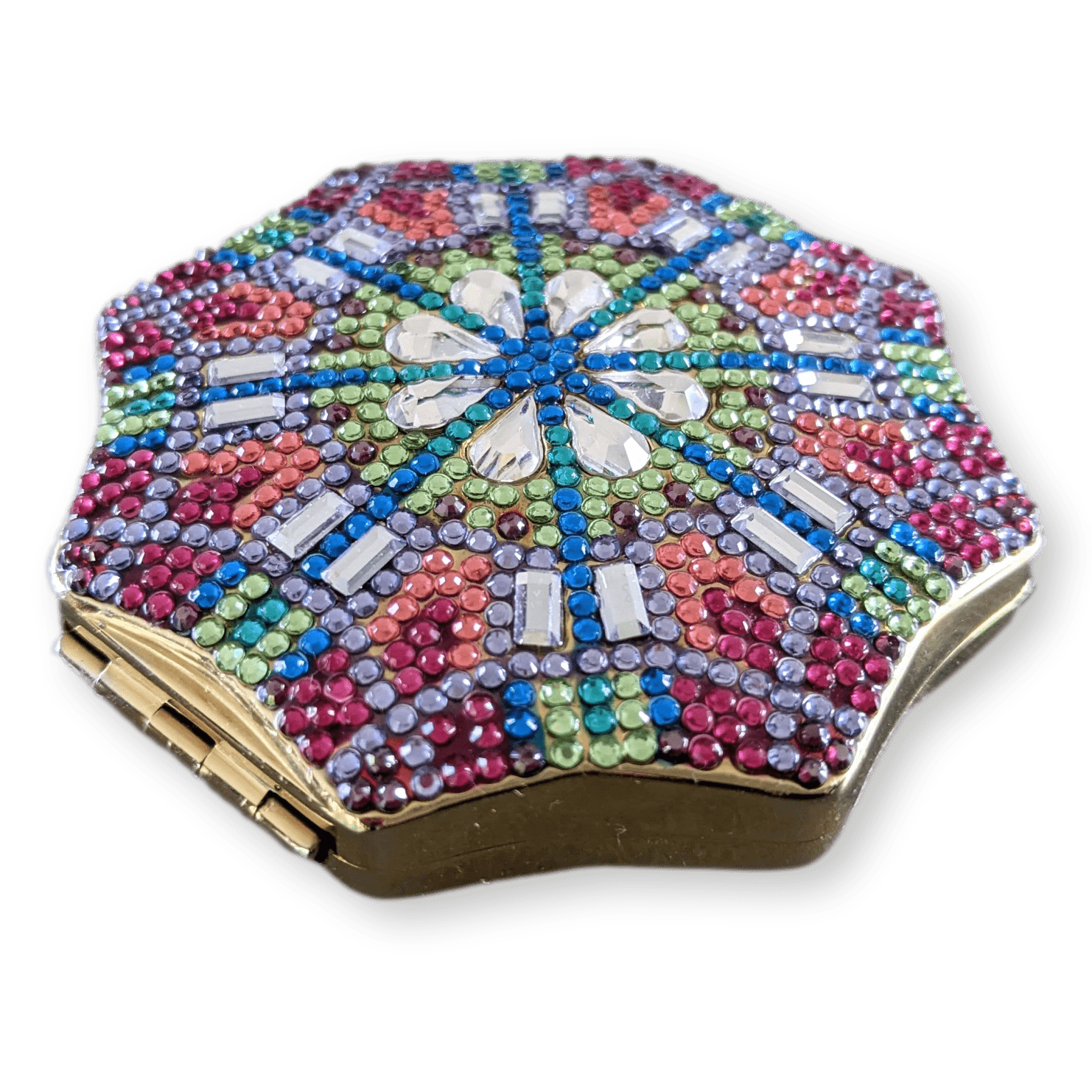ESTEE LAUDER Limited Sparkling Swarovski Crystals Powder Compact