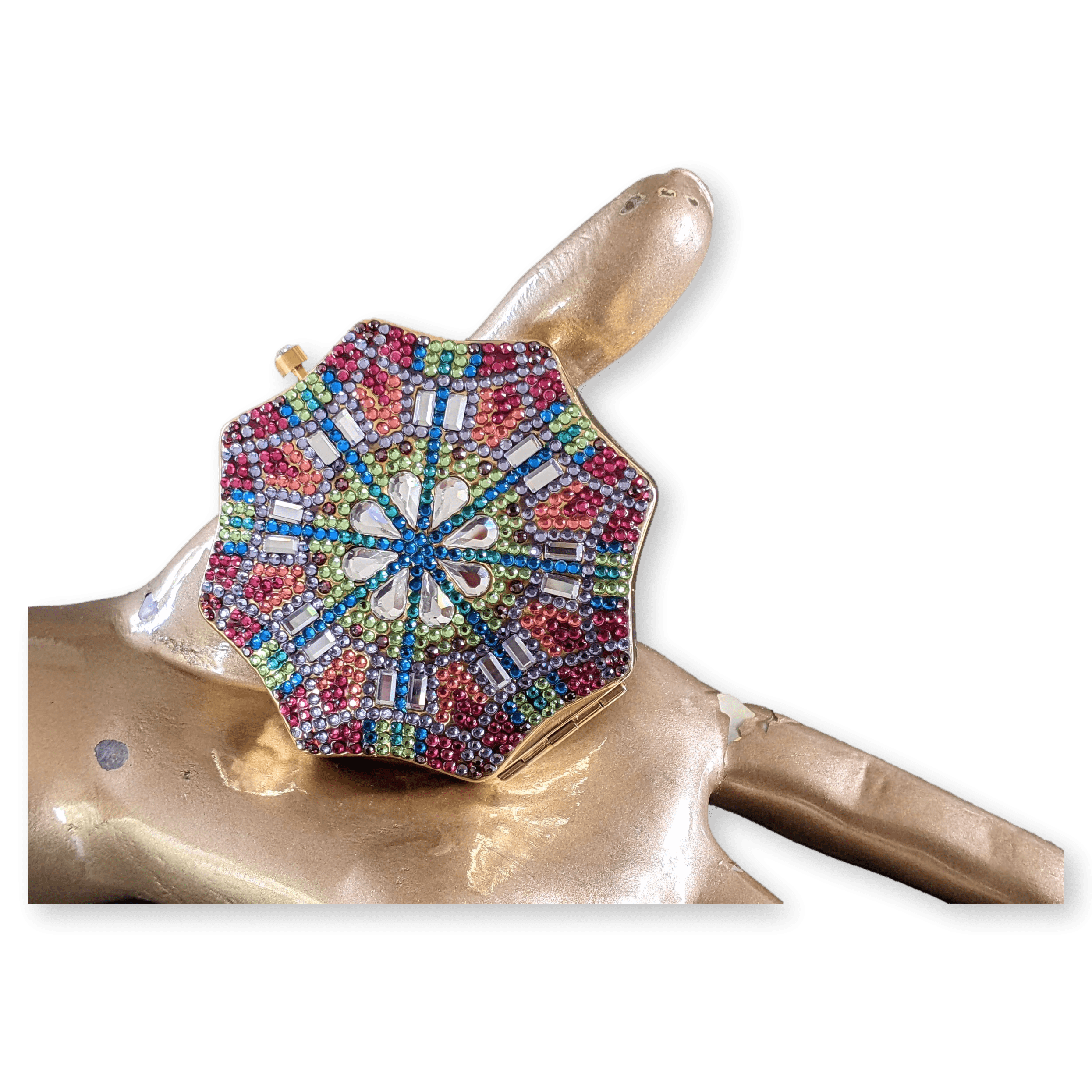 ESTEE LAUDER Limited Sparkling Swarovski Crystals Powder Compact