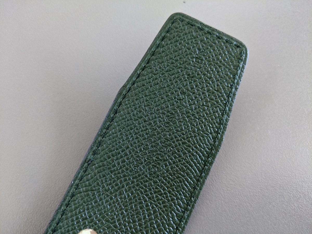 Hermes [131] Noir/Vert Anglais Epsom/Epsom Leather Reversible Strap Belt 42 MM Sz90cm, BNWTIB! - poupishop