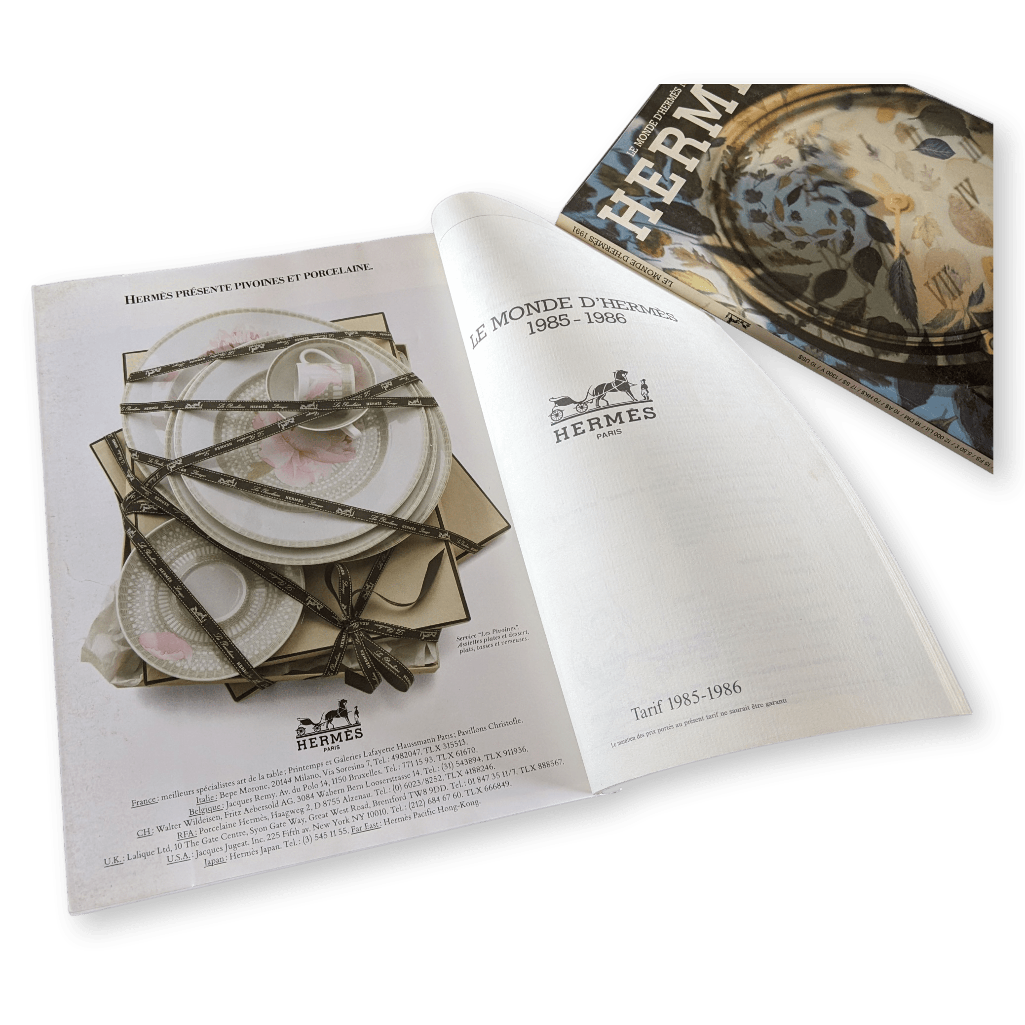 HERMES 1985-1986 Le Monde D'HERMES Book (French)