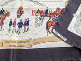 Hermes 1998 Special Issue 100 Jahre Aachen- Laurensberger Rennverein CONCOURS HIPPIQUE by Lamotte Twill 90, RARE in Box!