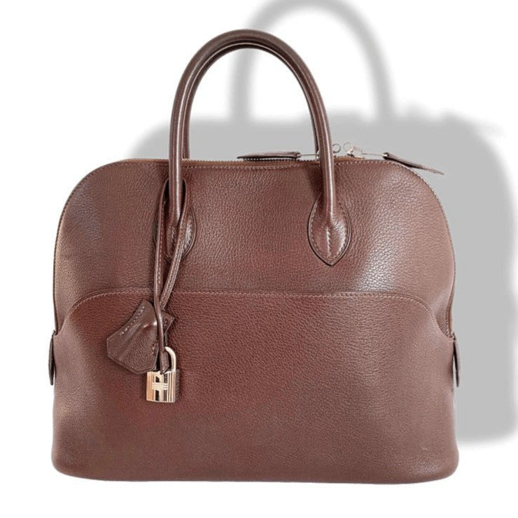 Hermes Leather BOLIDE 31 cm Handbag Bag